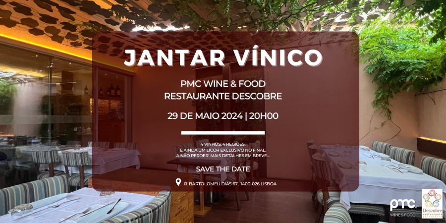 Jantar Vínico no restaurante Descobre banner