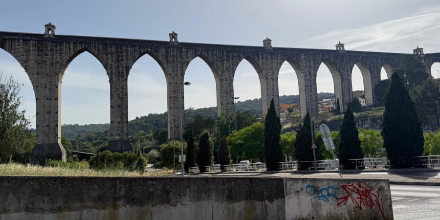 Travessia do Aqueduto - das Águas Livres à Mãe d'Água - Visita Guiada banner