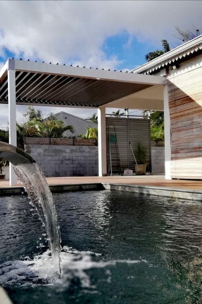 Aluminium Pergola for Swimming Pool Dubai