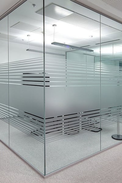 Frosted Glass Partition Dubai