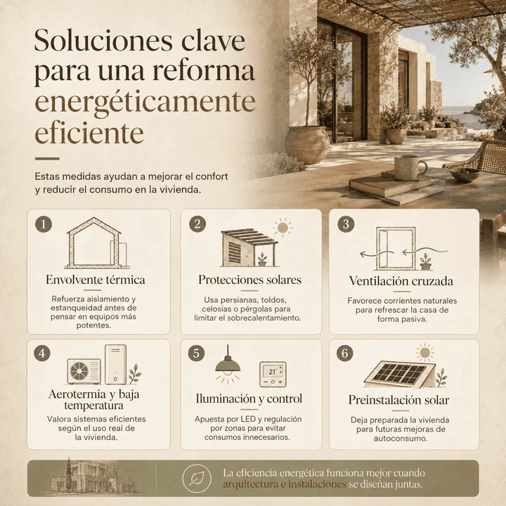 Soluciones para una reforma energéticamente eficiente en Mallorca
