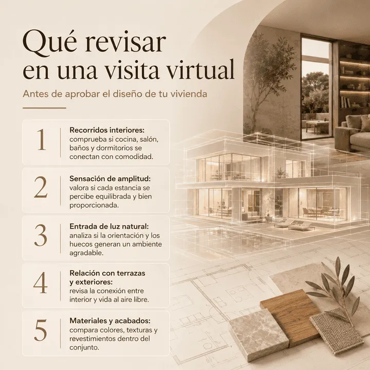 Qué revisar en una visita virtual de arquitectura antes de construir