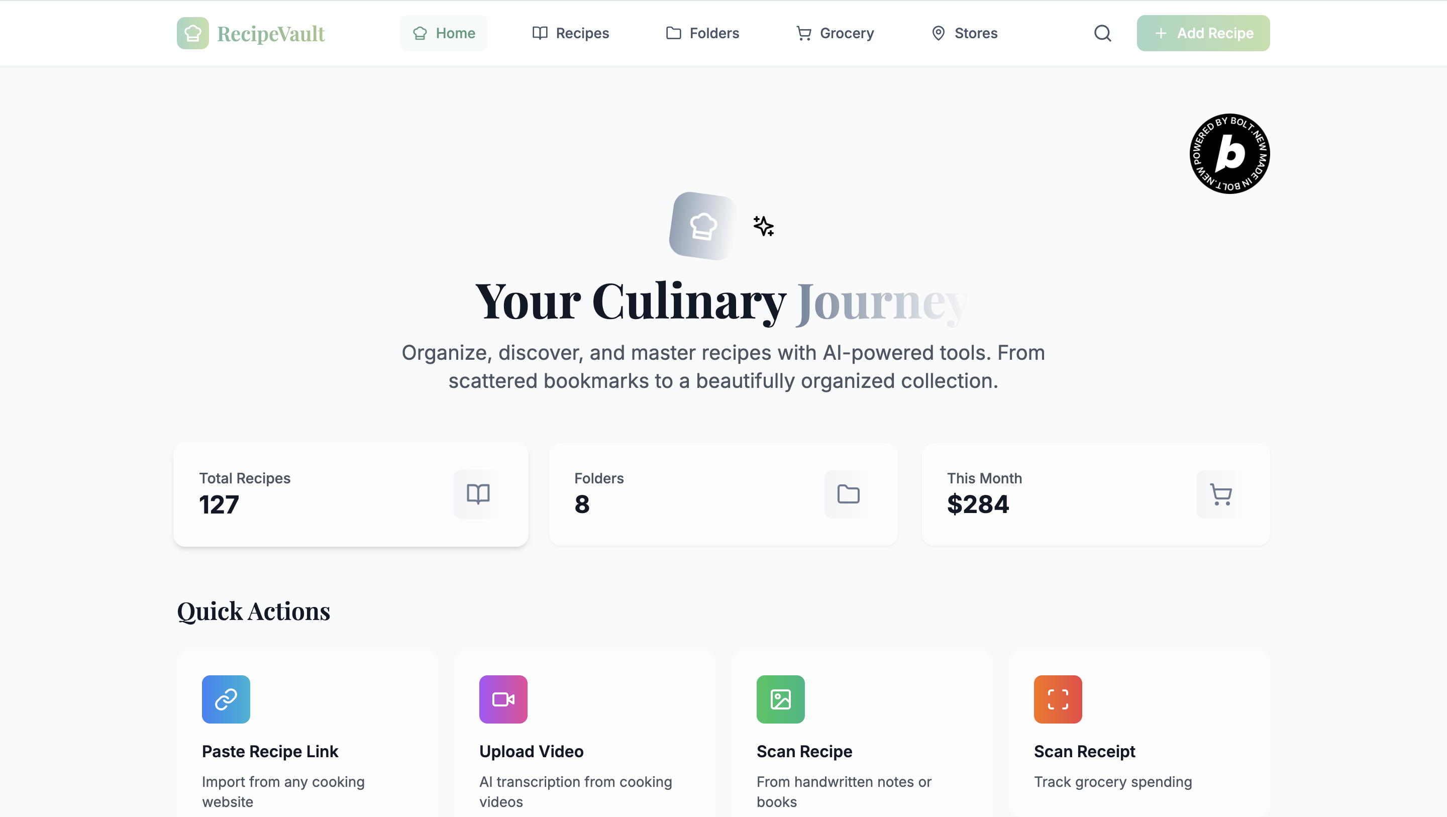 RecipeVault