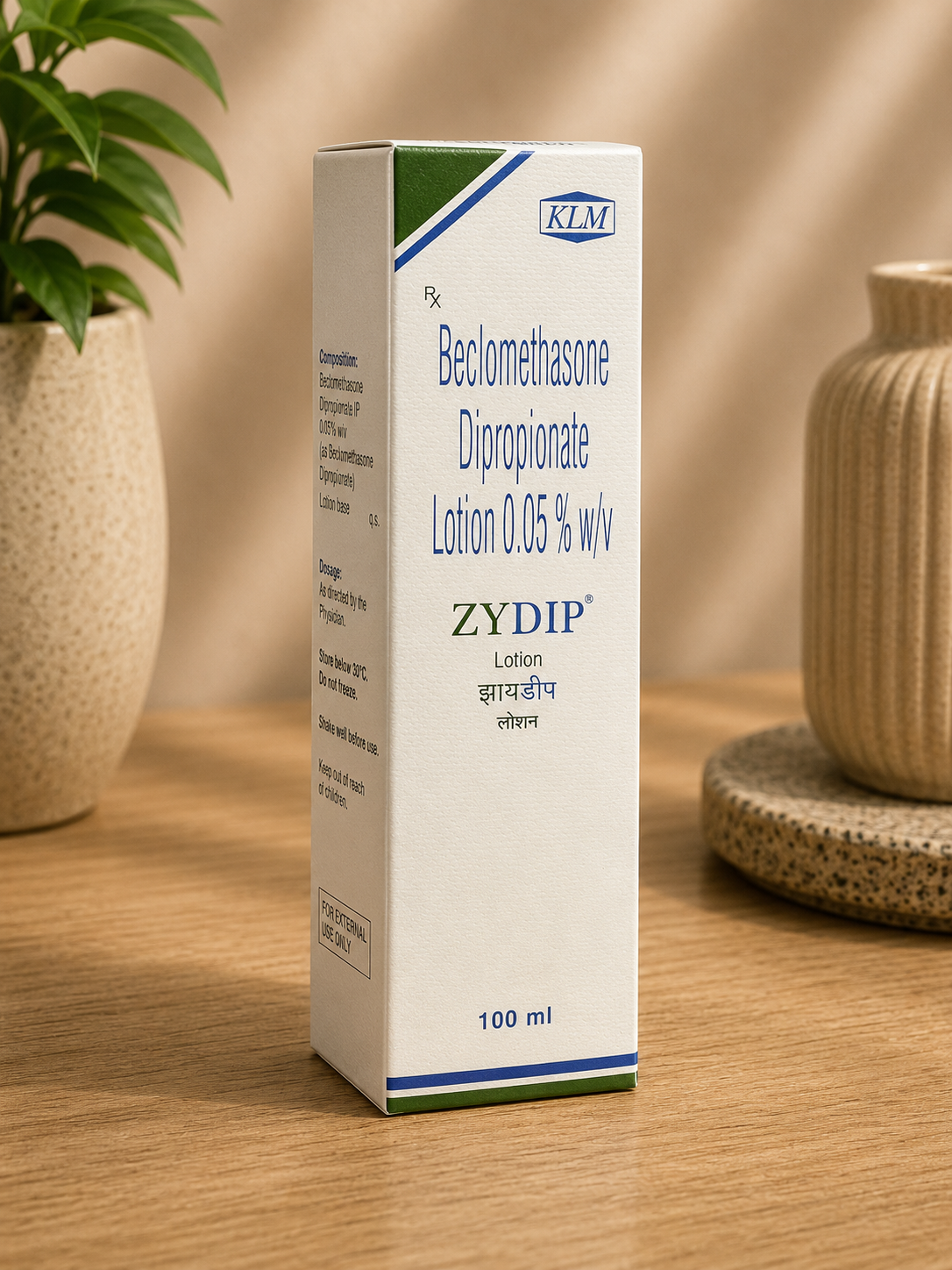 Zydip Scalp Relief Lotion with Beclometasone for Itching & Inflammation