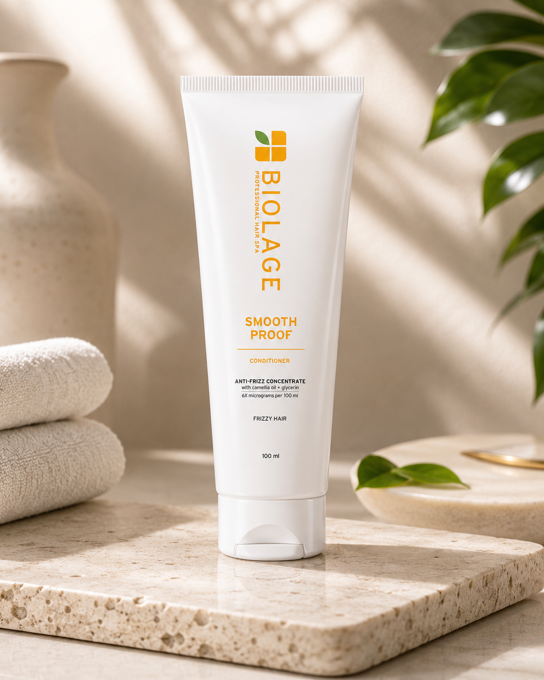 Biolage Smoothproof Anti-Frizz Conditioner with Camellia Oil & Glycerin | 72-Hour Frizz Control Conditioner for Dry, Frizzy & Unmanageable Hair
