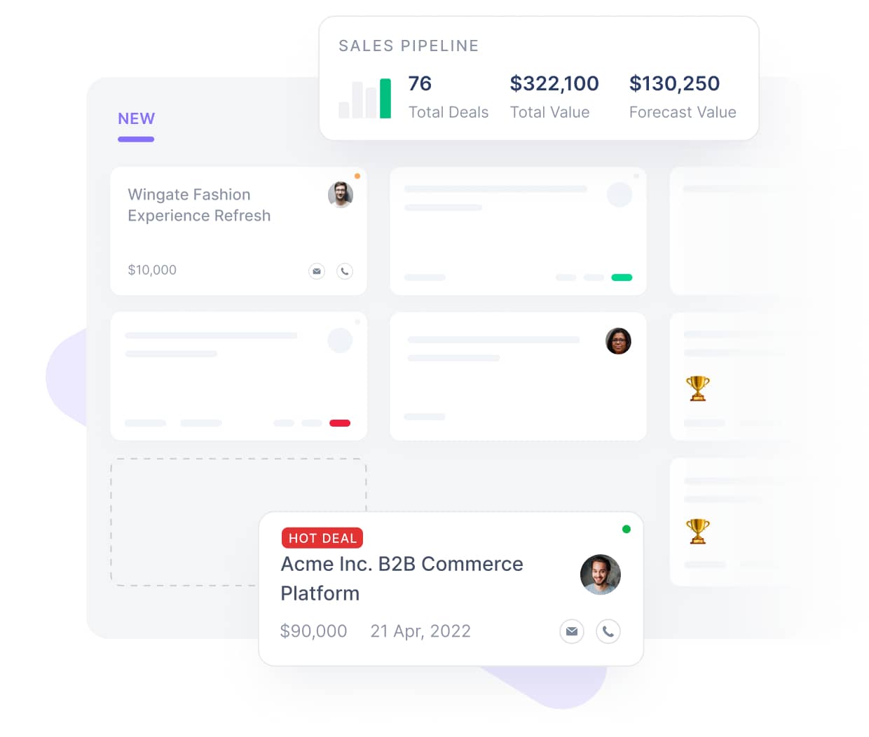 Create and manage deals in a blink