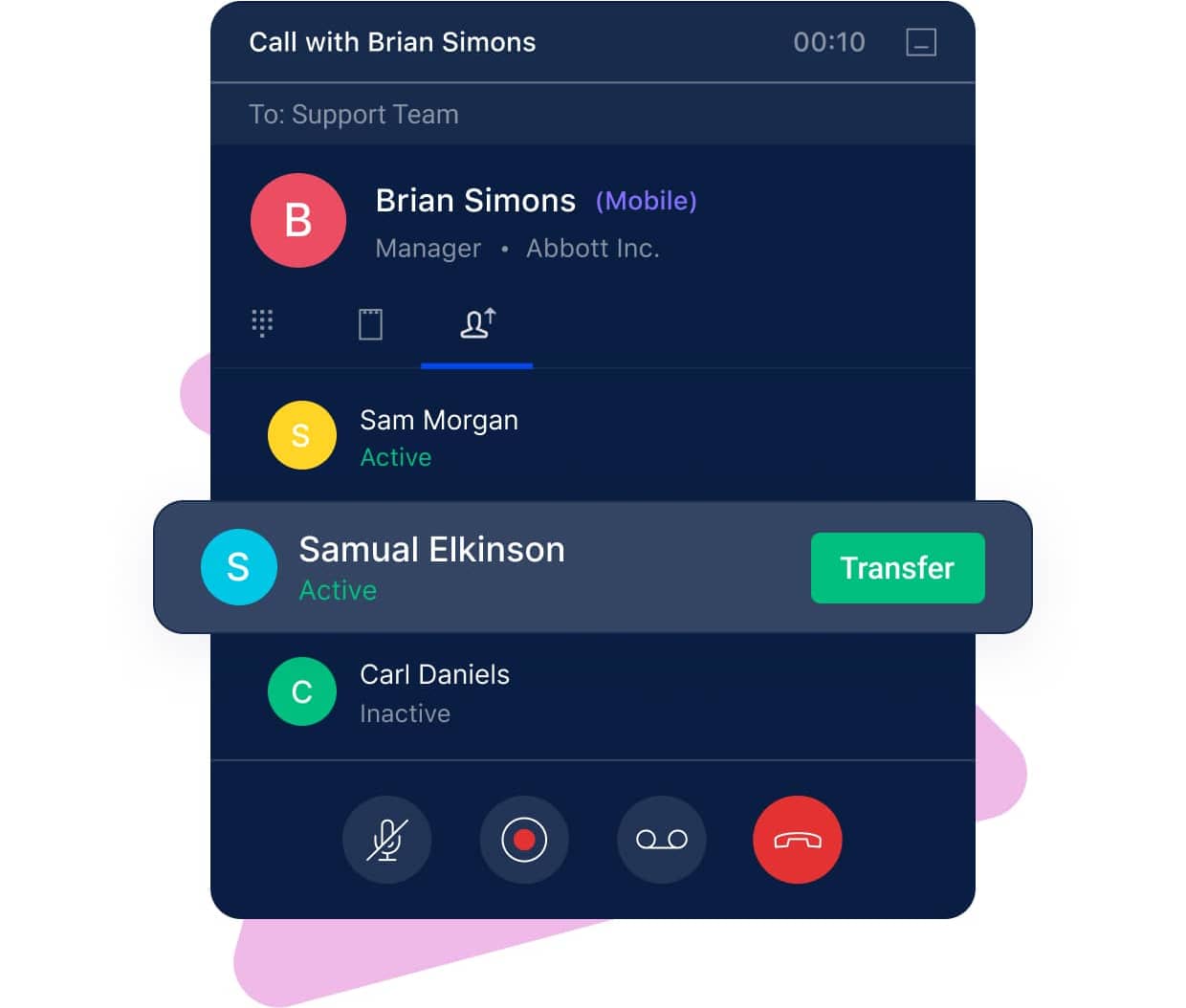 Seamlessly transfer your incoming calls