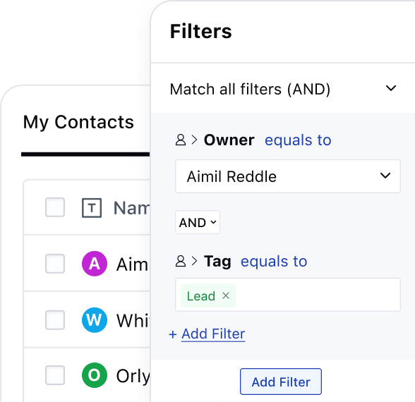 Filter and Sort