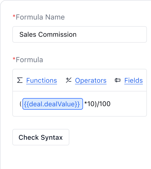 Formula Fields