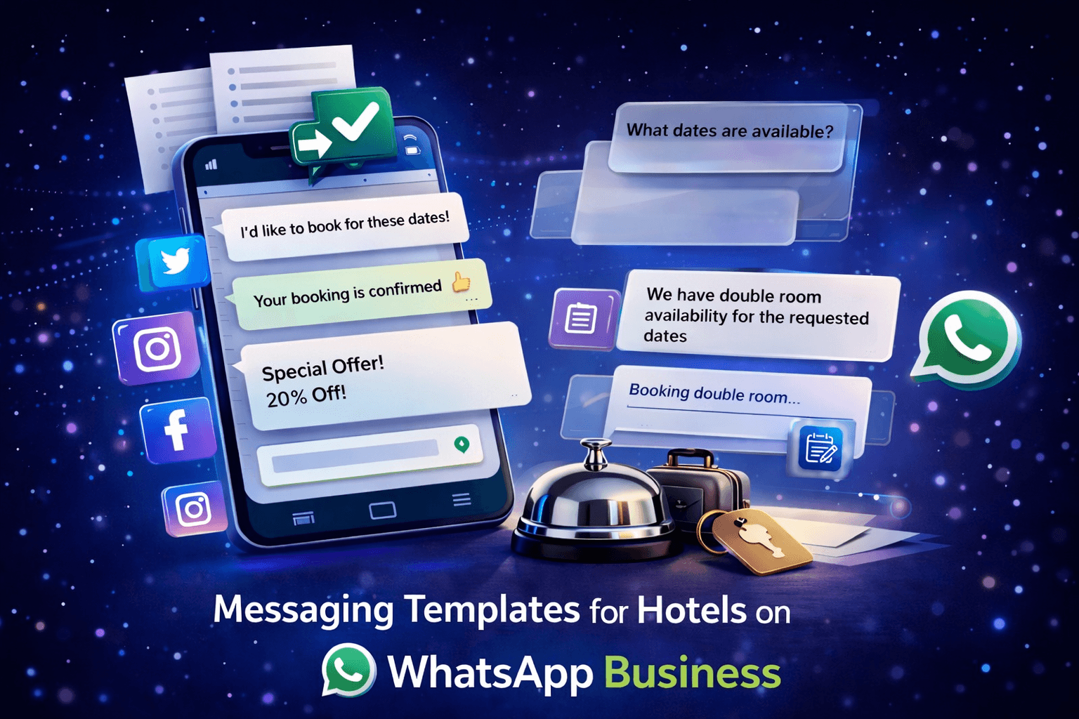WhatsApp Business Message Templates for Hotels (Copy & Paste)