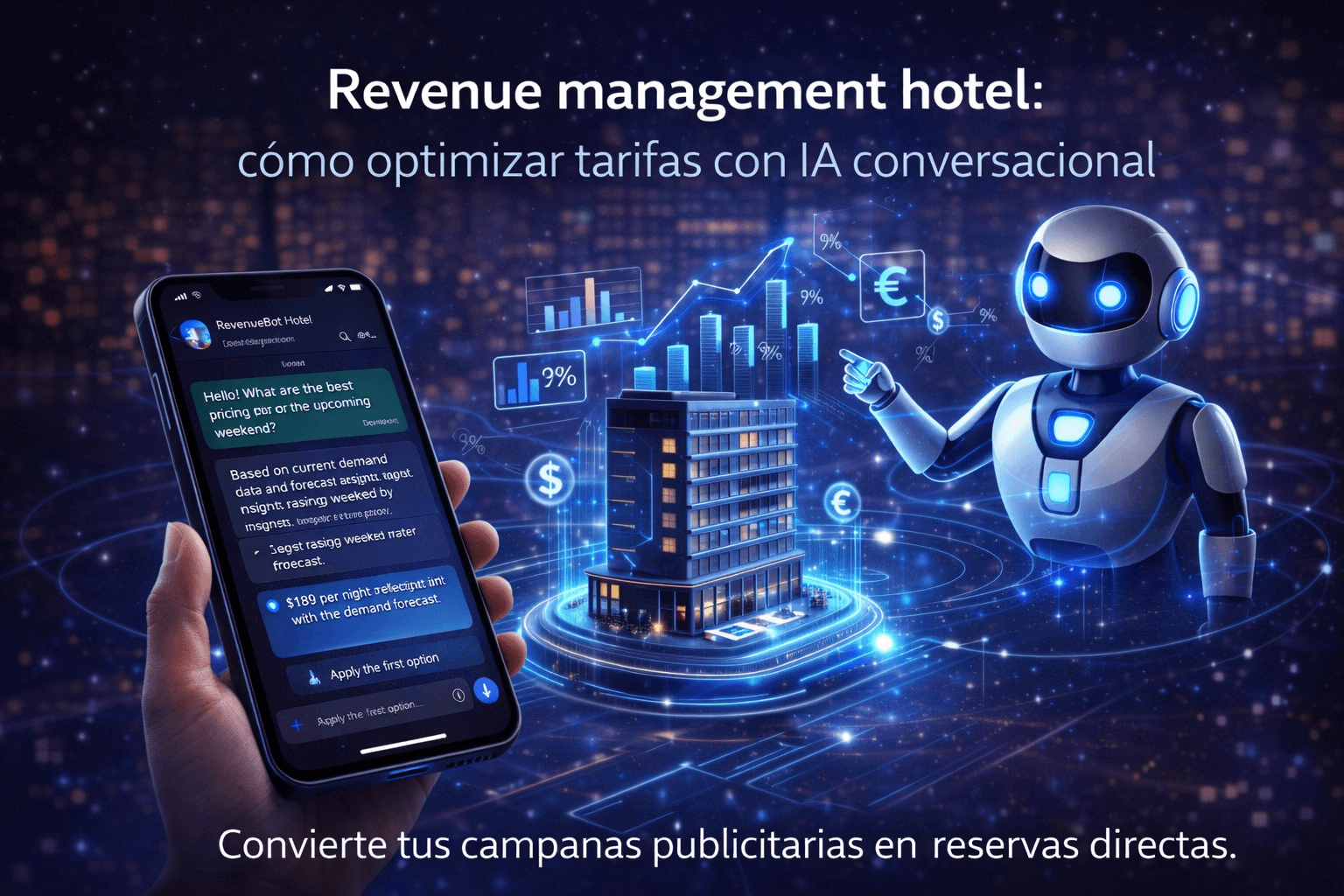 Revenue management hotel: cómo optimizar tarifas con IA conversacional