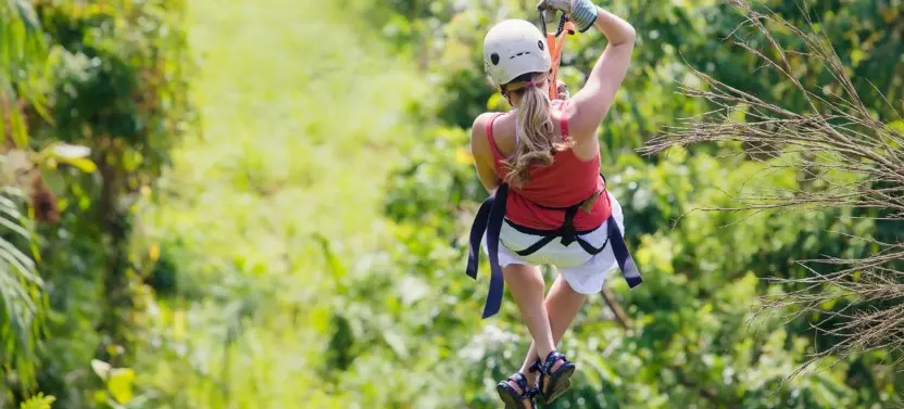 Arenal Zip Line Canopy & Baldi Hot Springs Combo