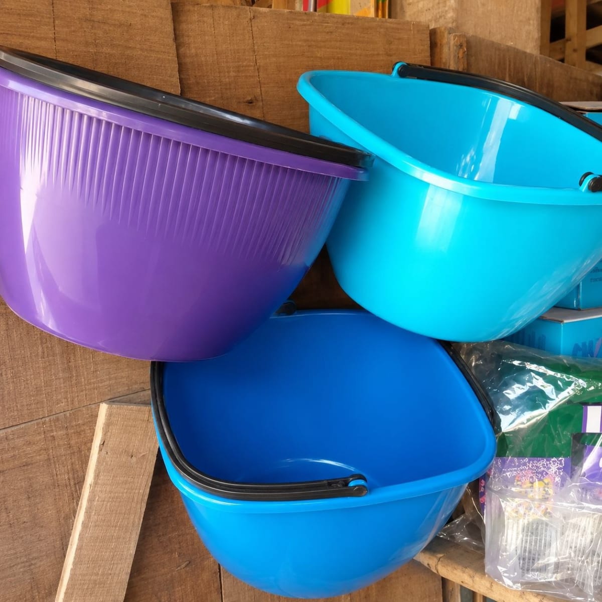 Plastic buckets