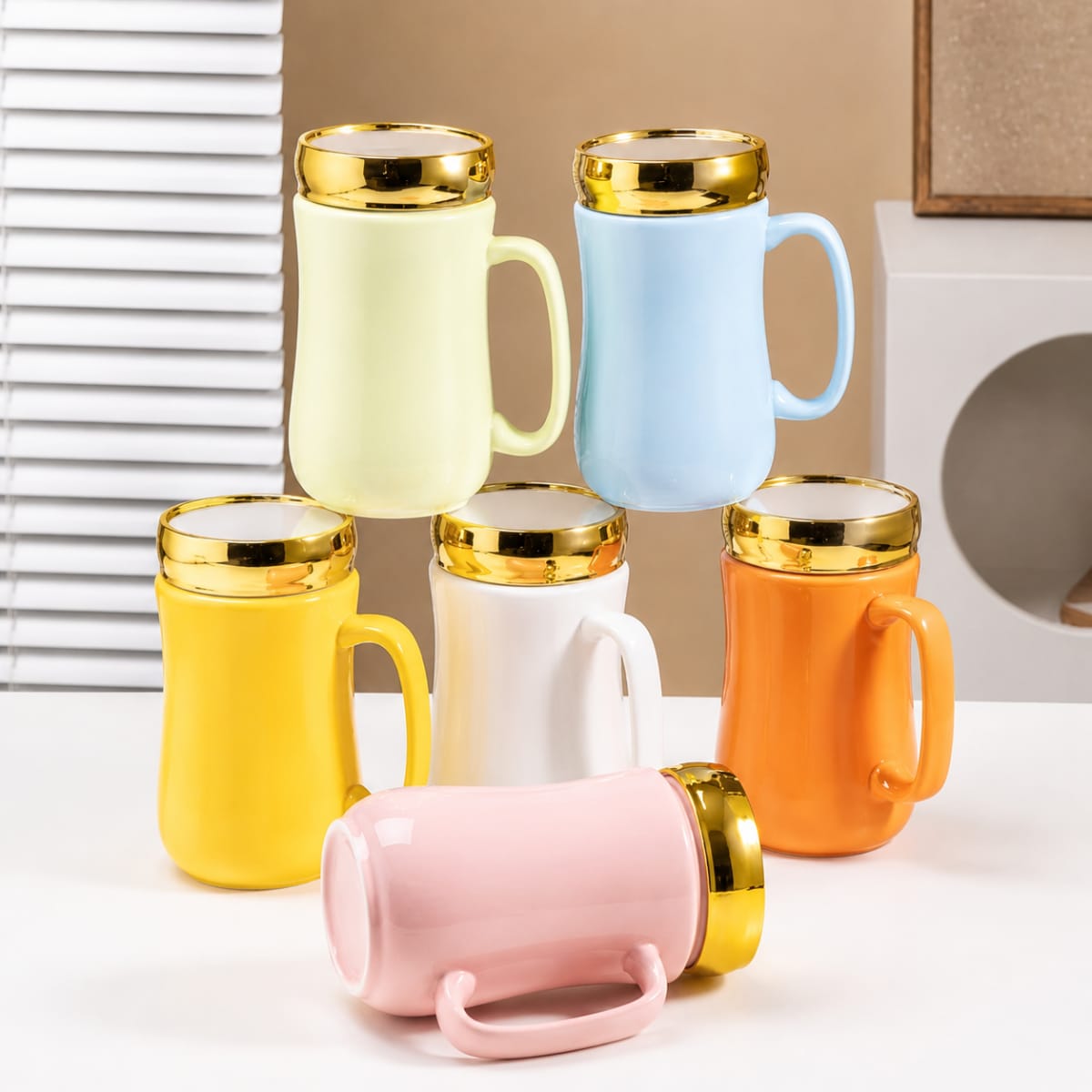 Gold Rim Mug