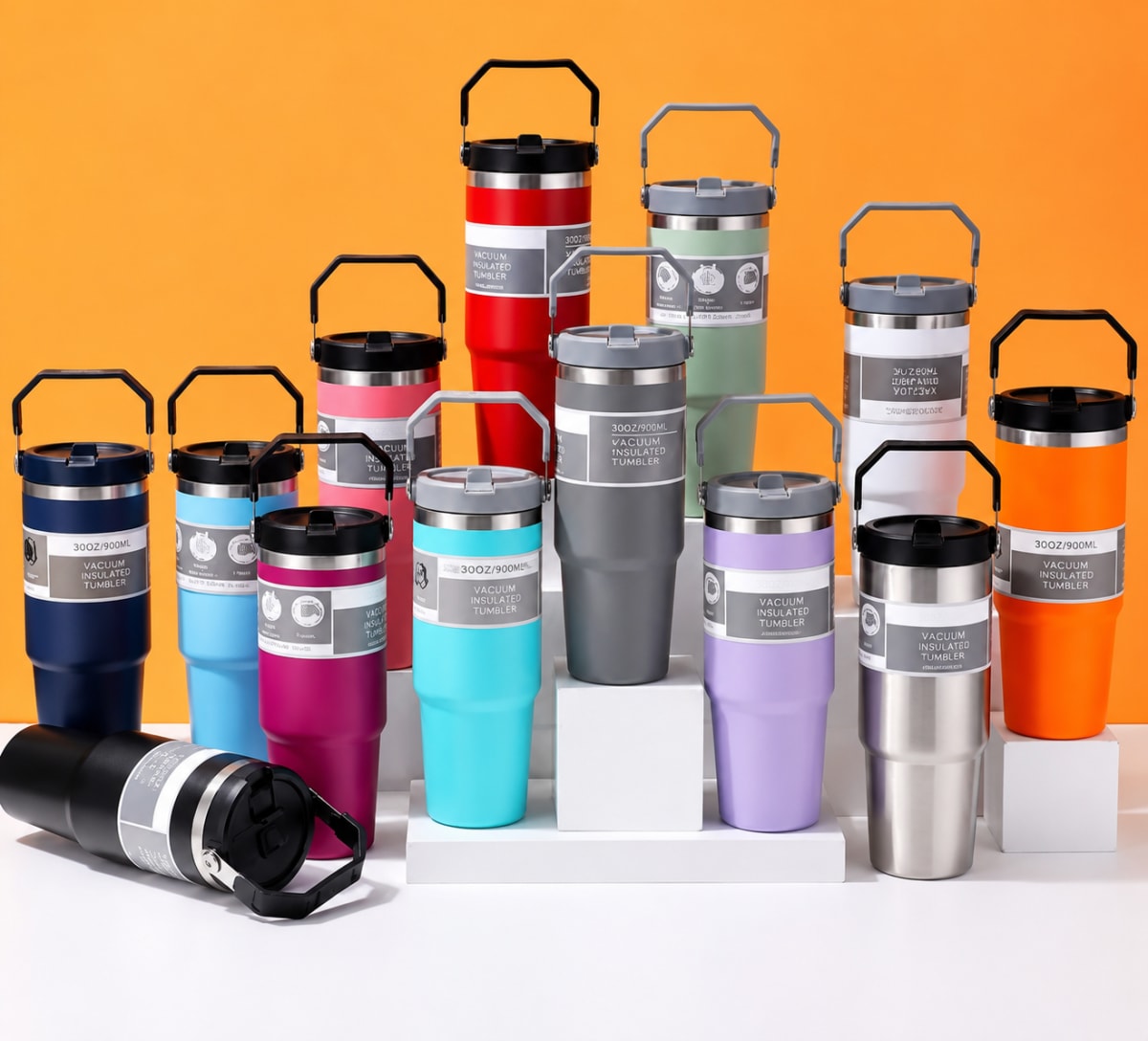 Insulated Tumbler with Handle