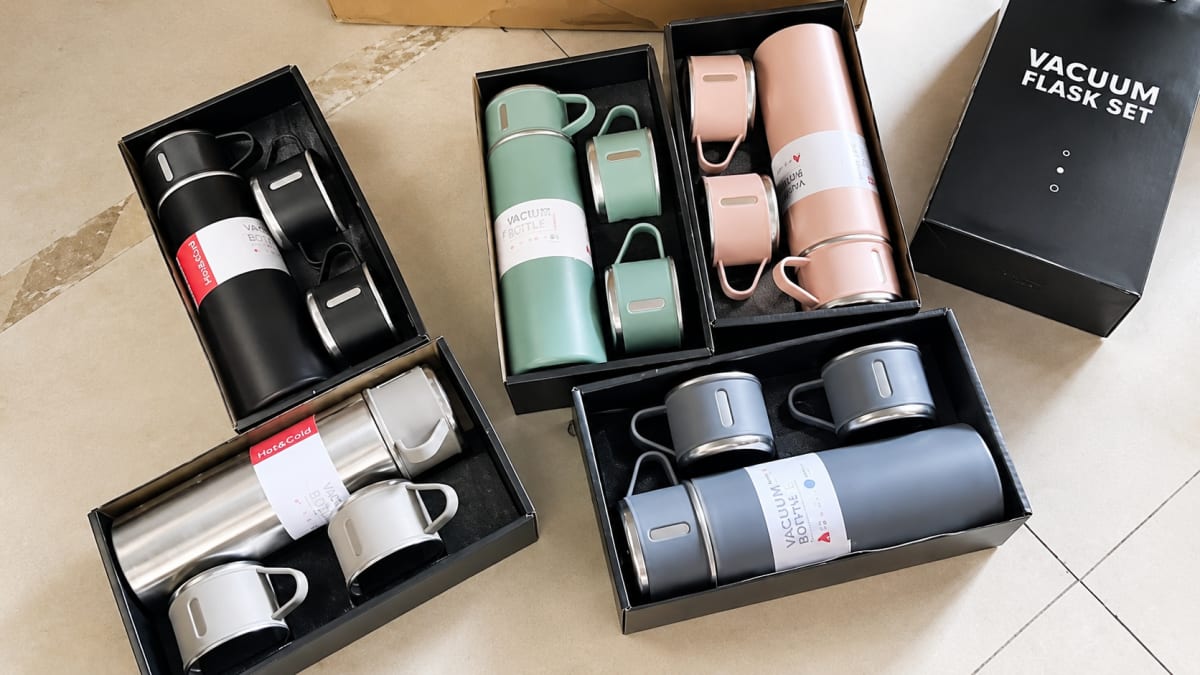 Vacuum Flask Gift Set