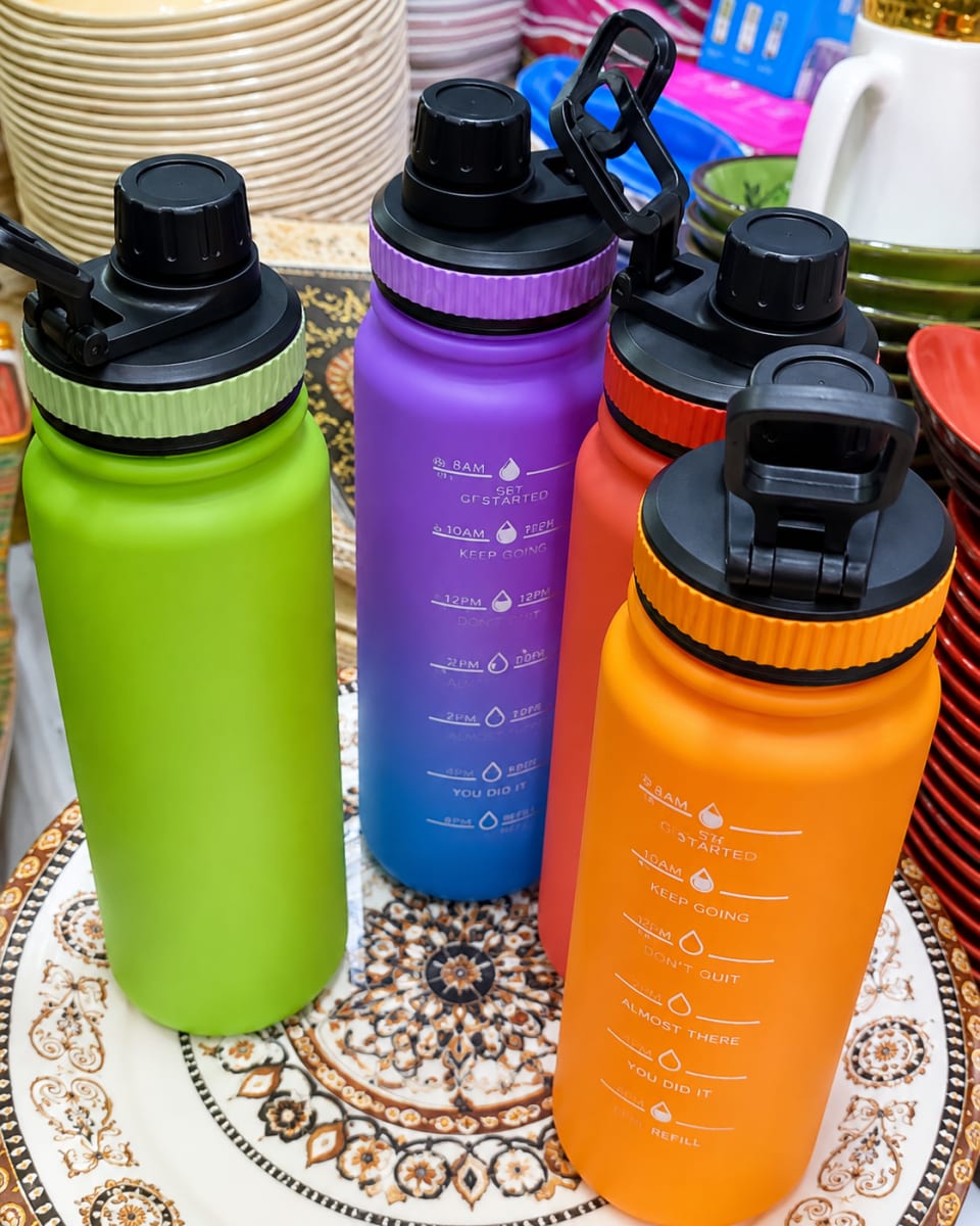 Time Marker Water Bottle