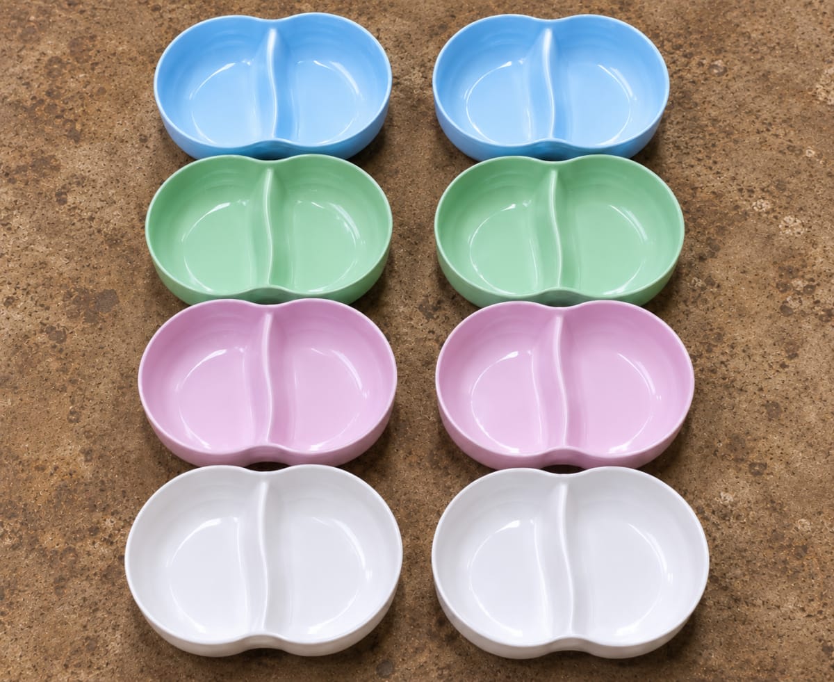 2 Compartment Plate