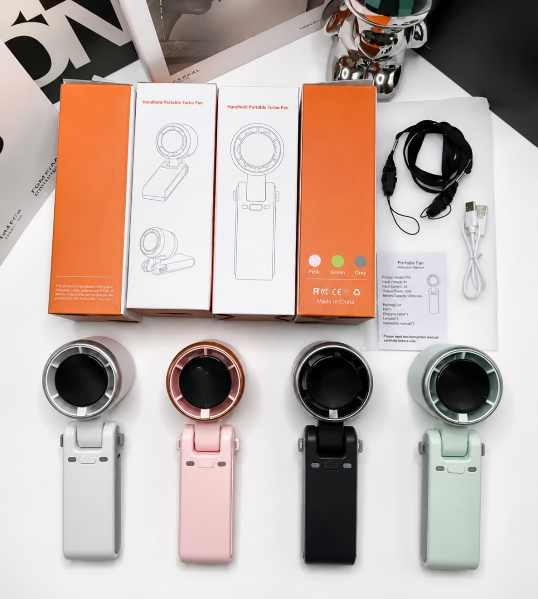 Rechargeable Handheld Fan