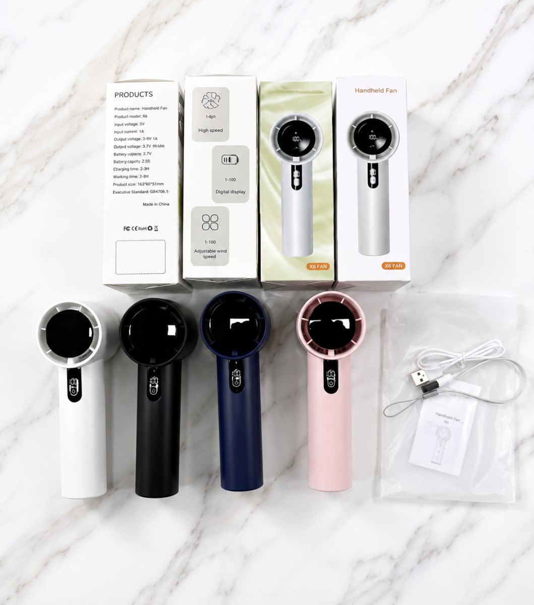 Rechargeable Handheld Fan