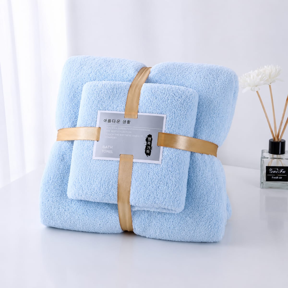 2 Piece Luxury Bath Towel