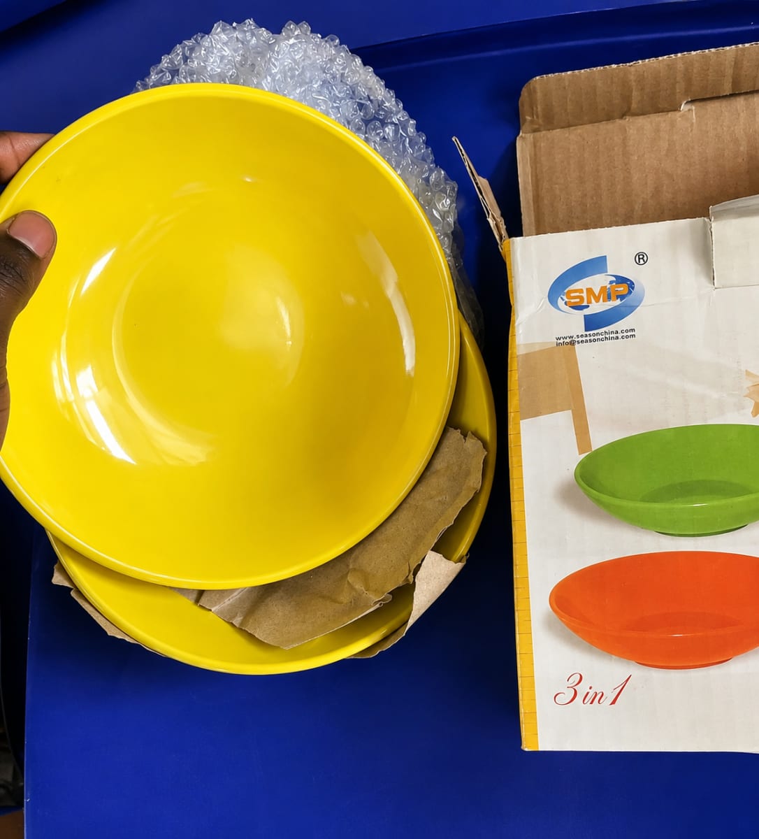 3 Piece Breakable Plate Set