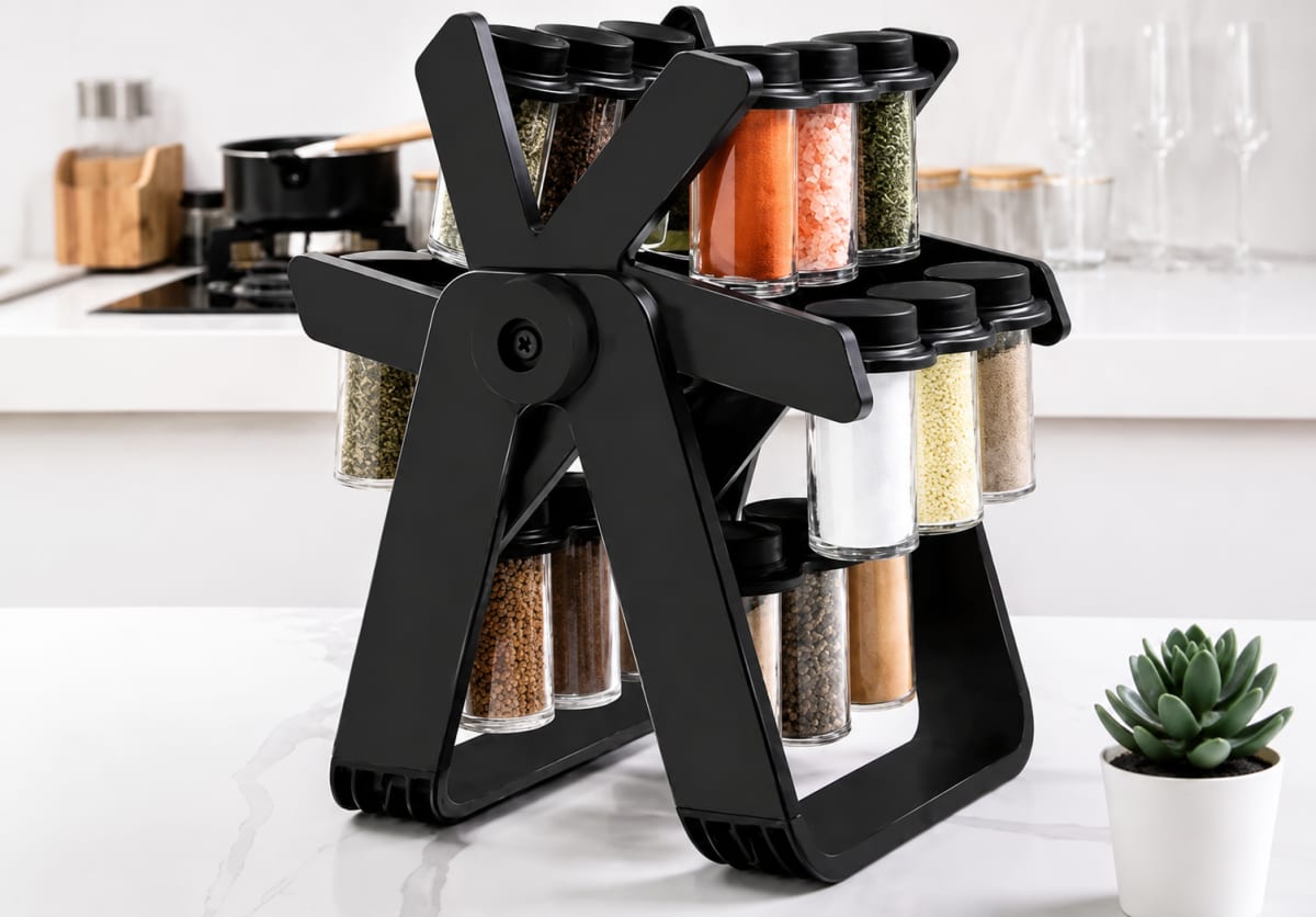Rotating Spice Rack Set