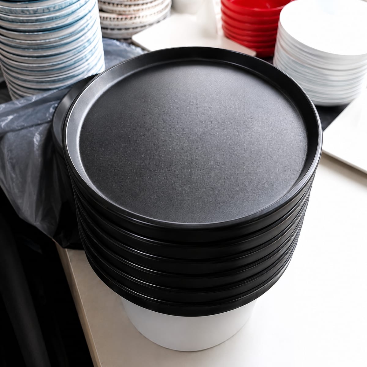 Unbreakable Melamine Flat Plate
