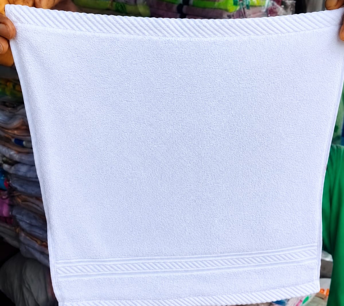 White Face Towel