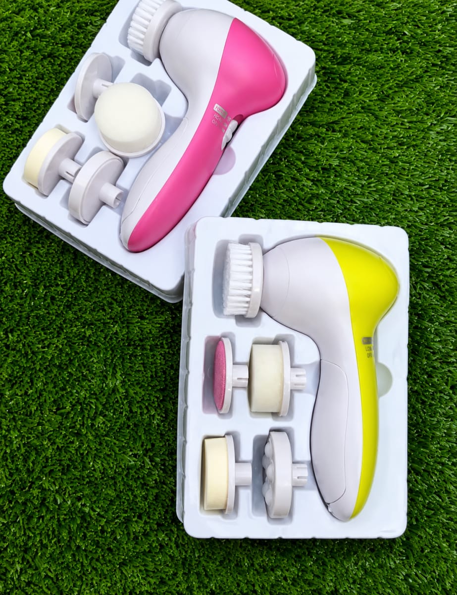 5 in 1 Electric Facial Cleansing Brush Set
