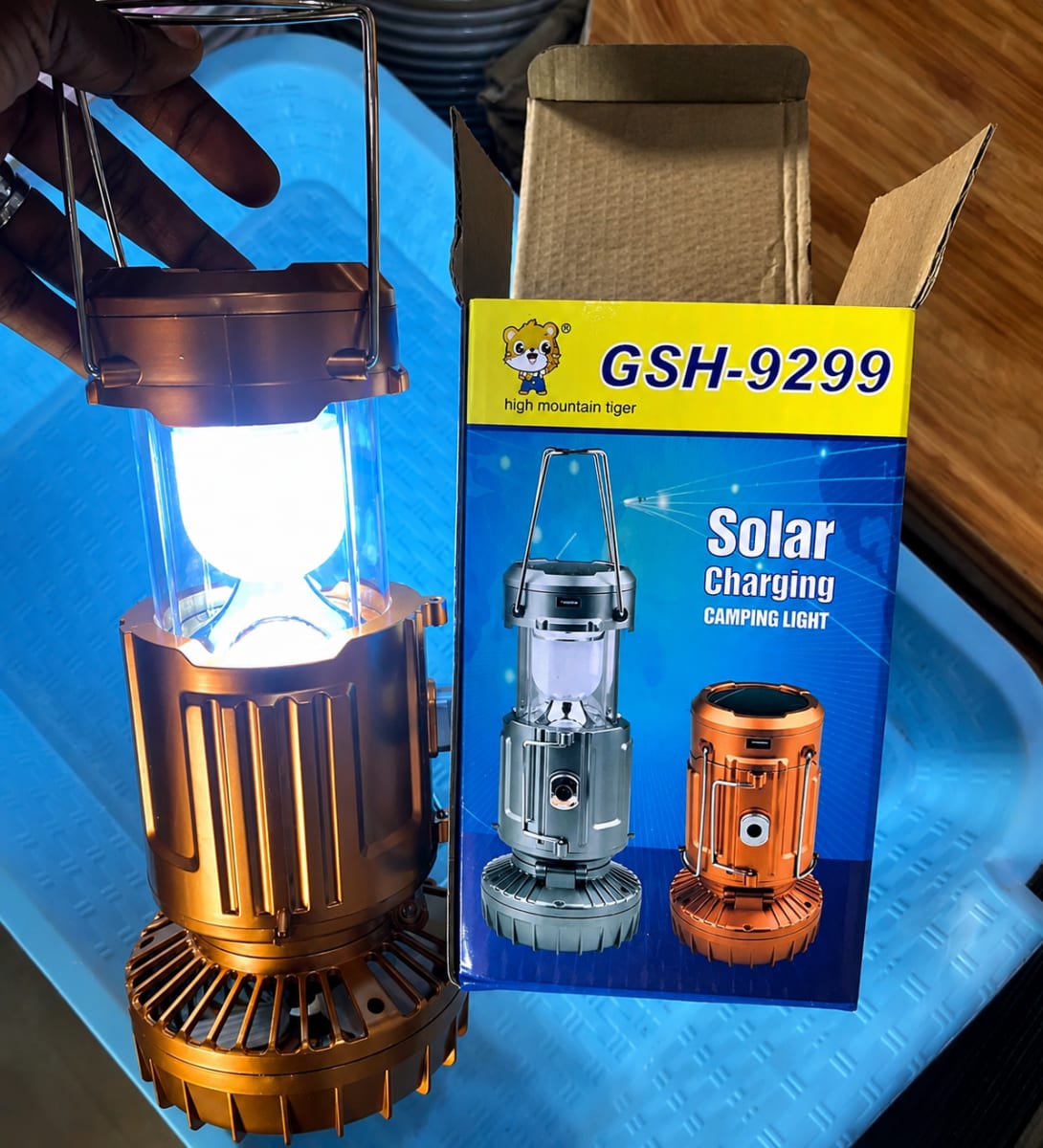 Rechargeable Solar Camping Lantern