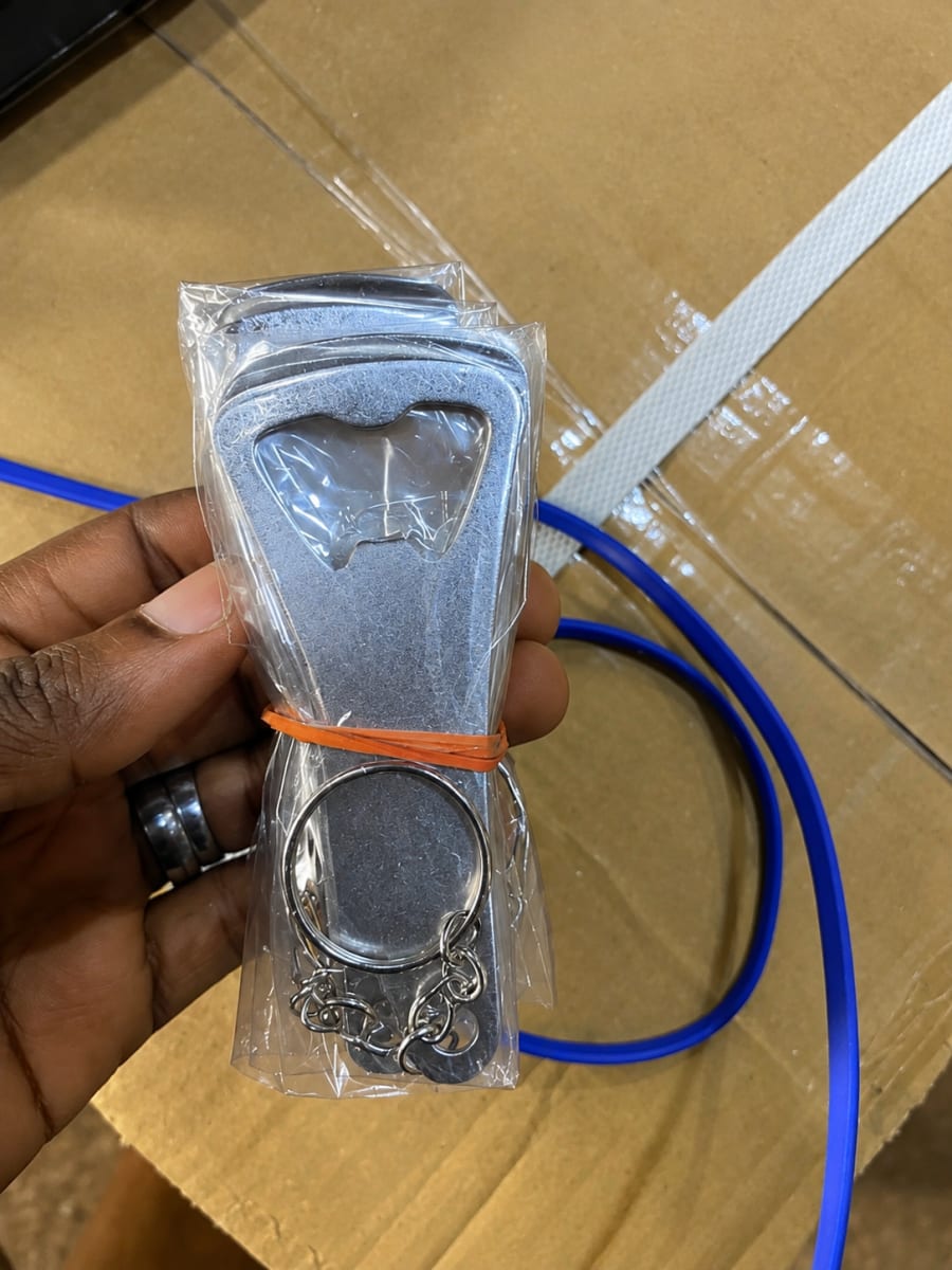 Stainless Steel Bottle Opener Keychain