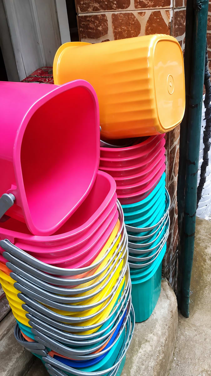Plastic Buckets with Handle