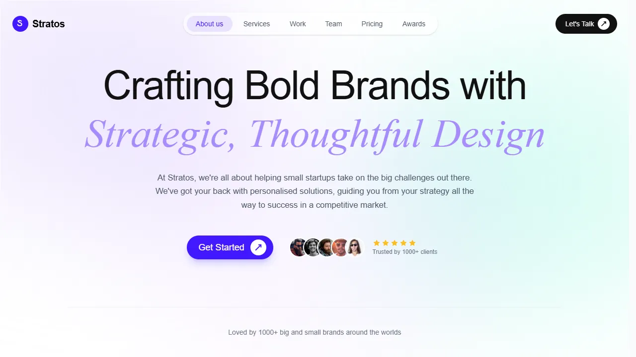 Hero Section for startups