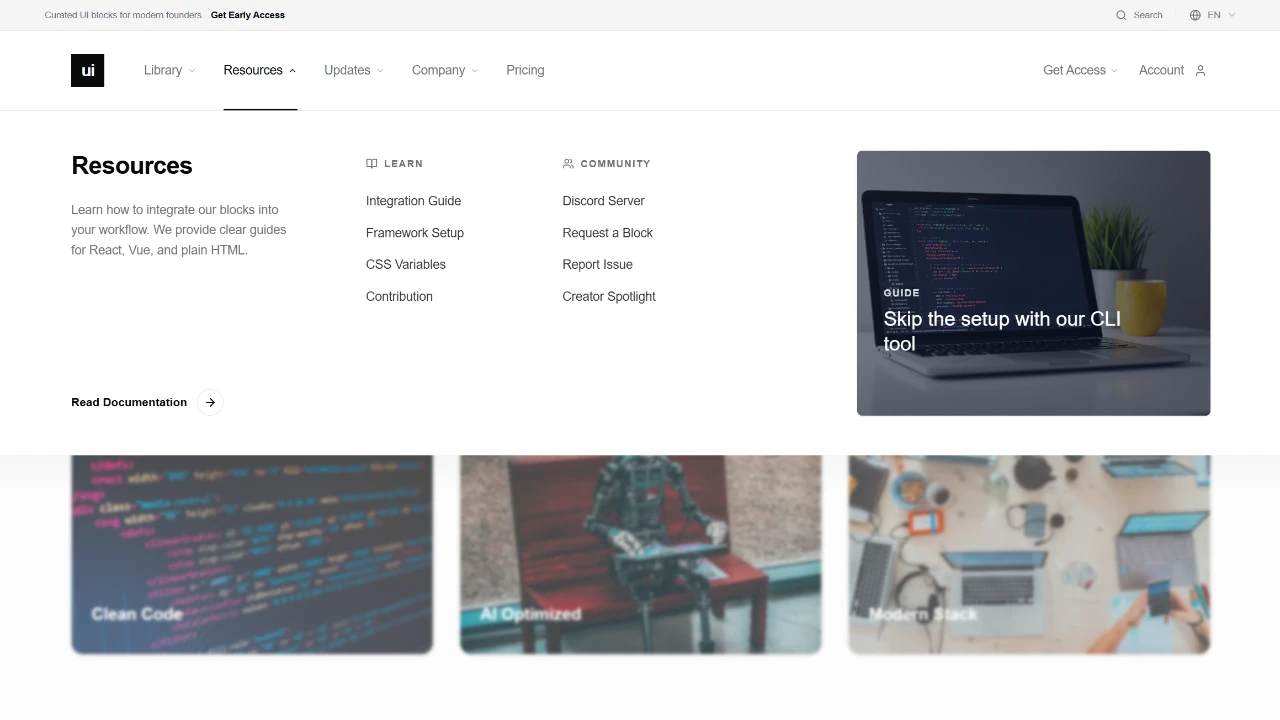Navbar with Top Bar, Search, and Rich Mega Menu