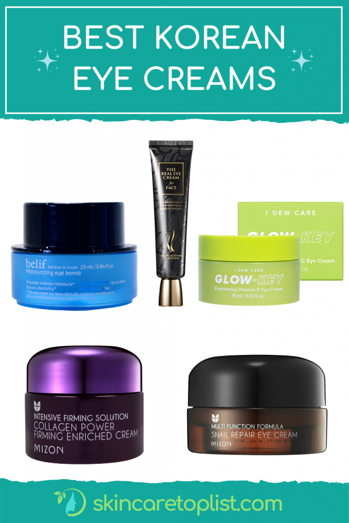 best Korean eye creams