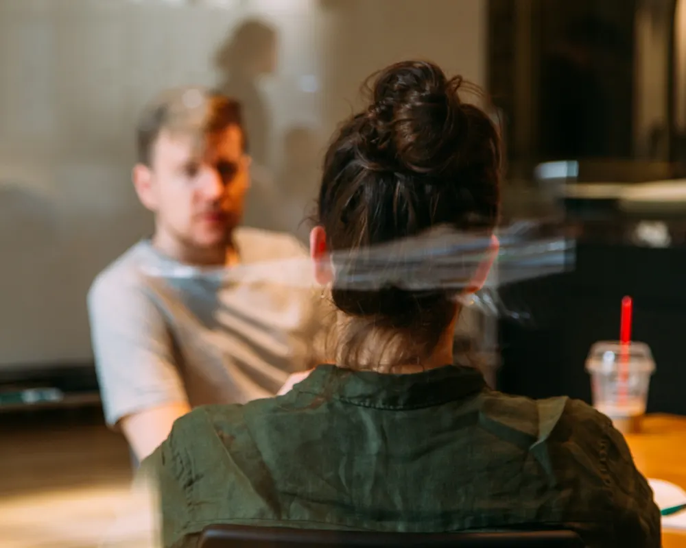 Photograph of an executive coaching session