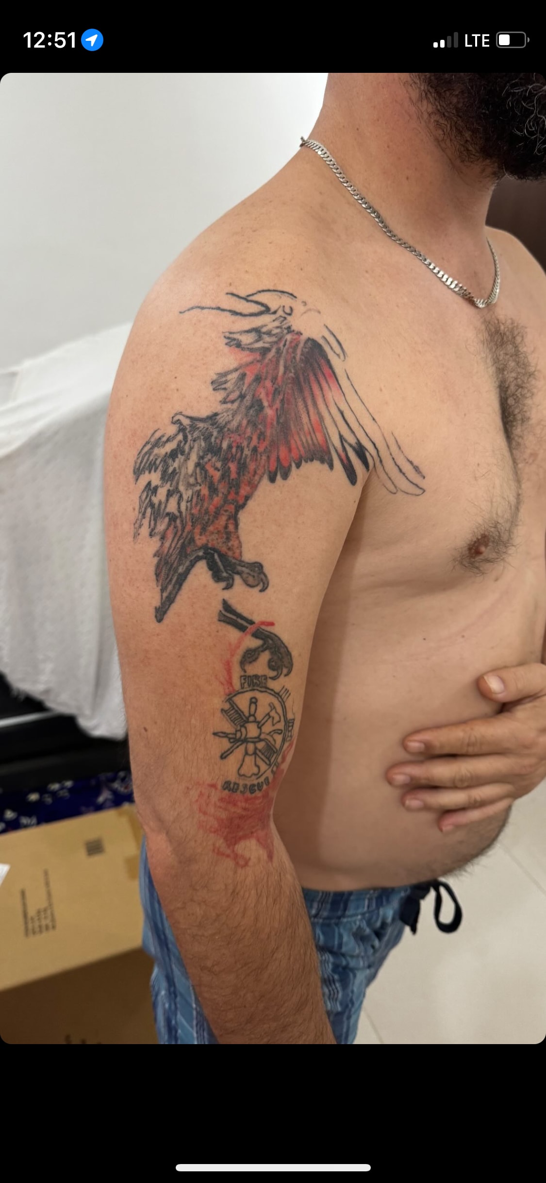 I almost lost hope for his dream, but he was able to overcome mistrust and became the owner of that very tattoo.