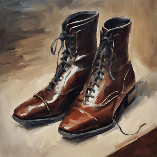 oil-paint-style-shoes