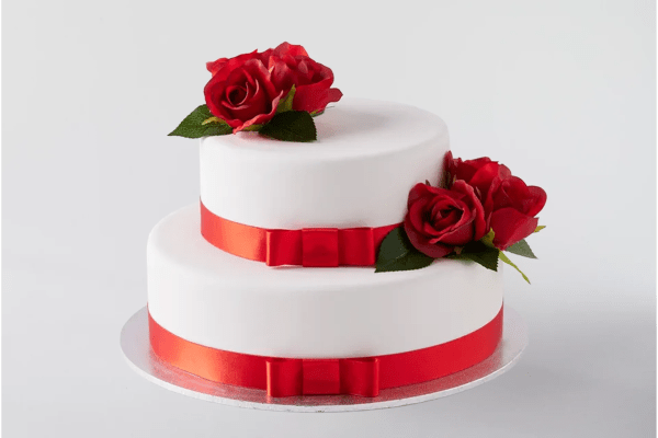 Red Wedding Cake