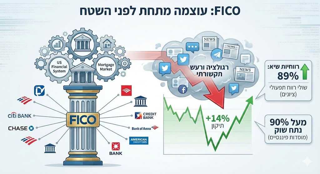 סיכון רגולטורי או רעש זמני? כך נראית הזדמנות בחברה מונופוליסטית