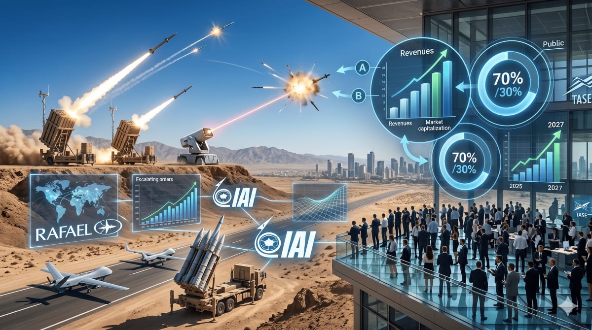 ביטחון לאומי בבורסה הישראלית: העוצמה הטכנולוגית של רפאל והתעשייה האווירית