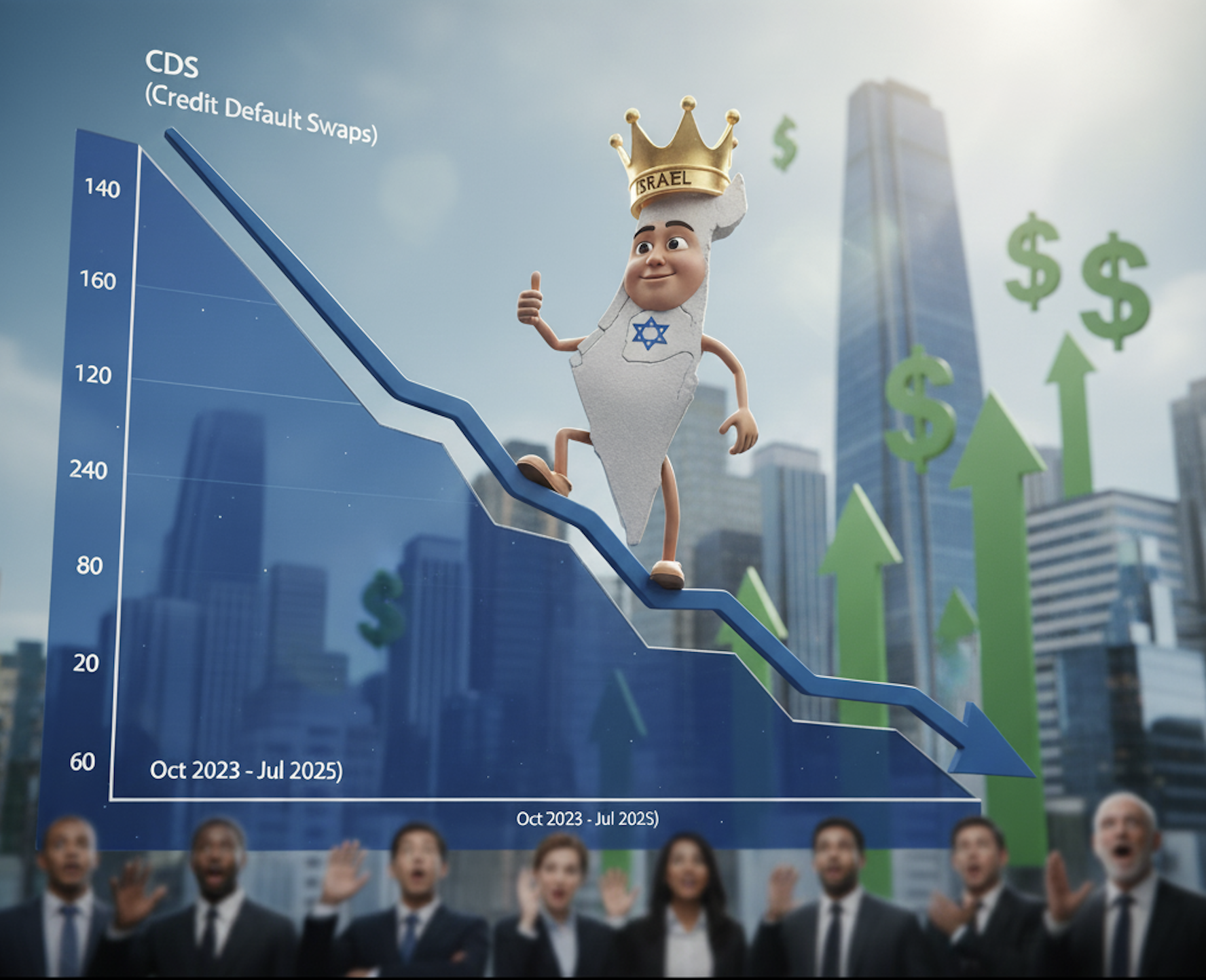 פרמיית הסיכון של ישראל בצניחה: מה השווקים אומרים על היום שאחרי?