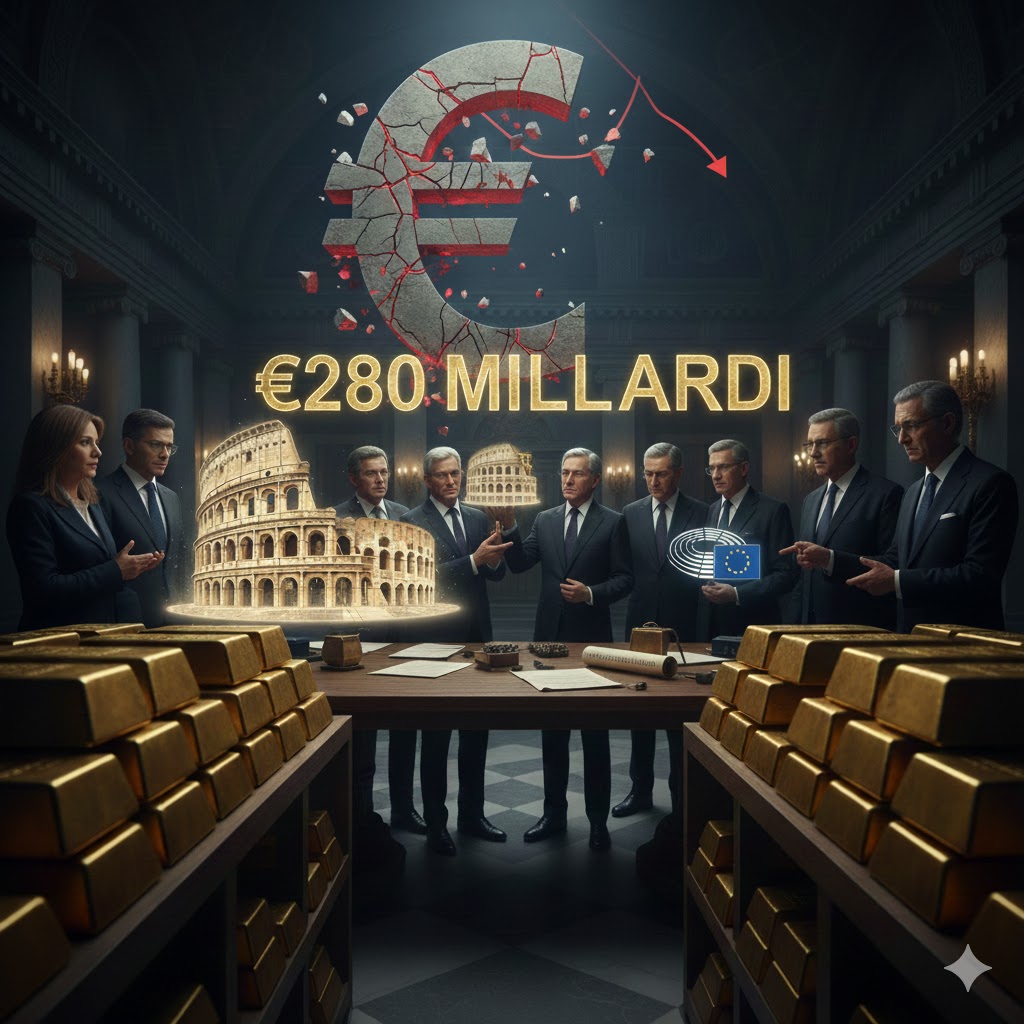 זהב איטלקי, פוליטיקה, והמשבר המוניטרי המאיים על גוש האירו