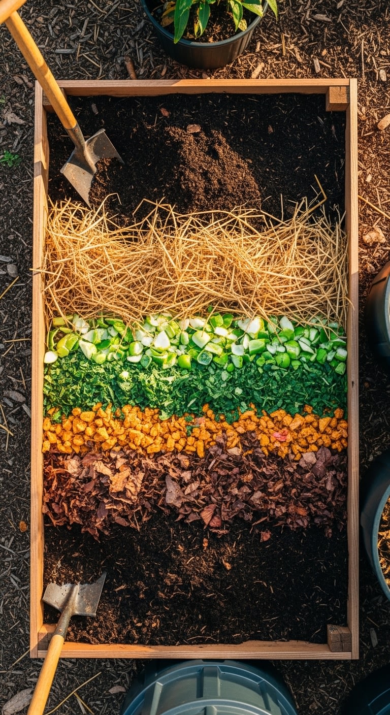 Step 3: Layer Your Organic Materials