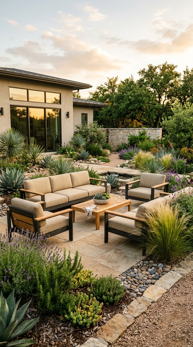 7. Innovative Outdoor Furniture for Xeriscaped Spaces