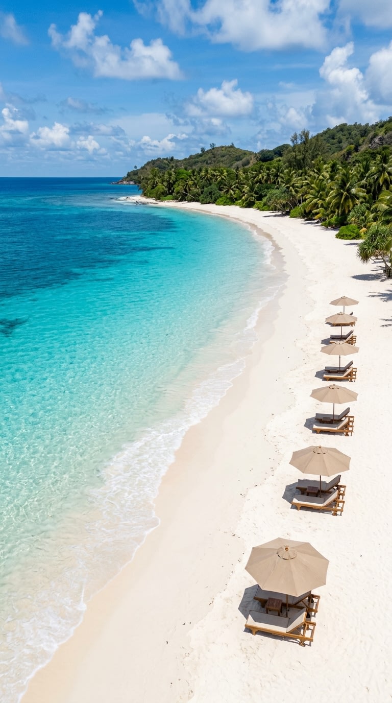 2. Unwind at Pristine Beaches with Crystal Clear Waters