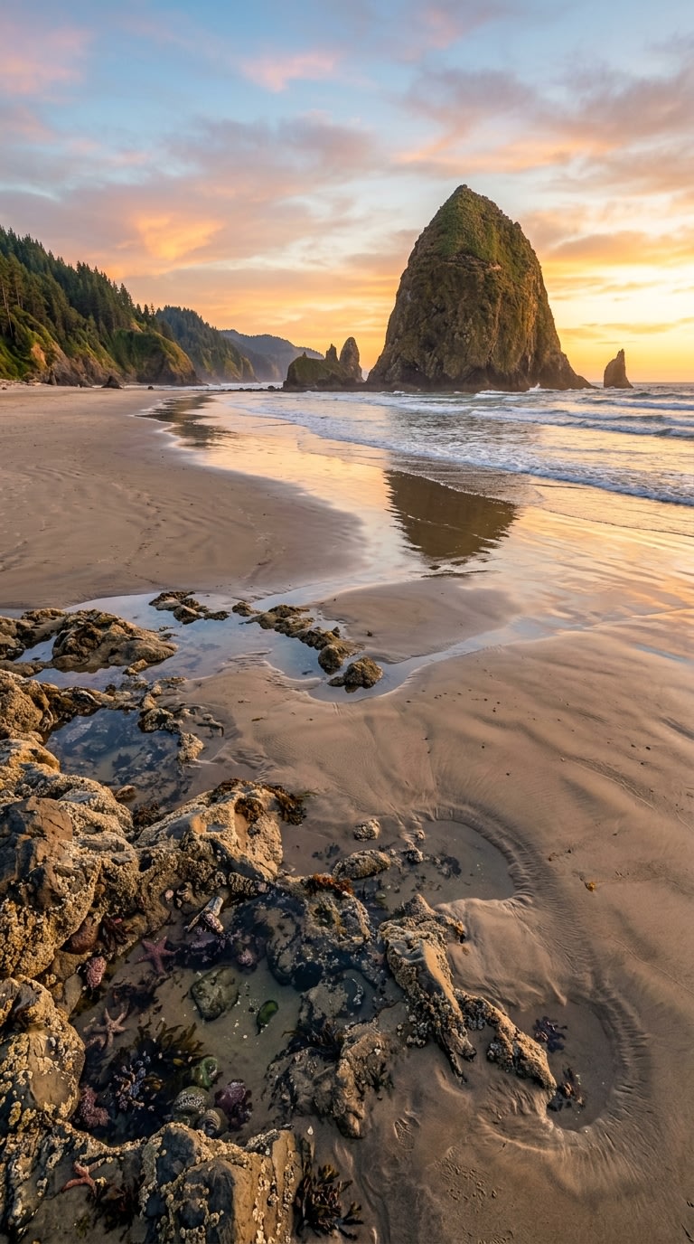 6. Discover the Unique Landscape of Cannon Beach, Oregon