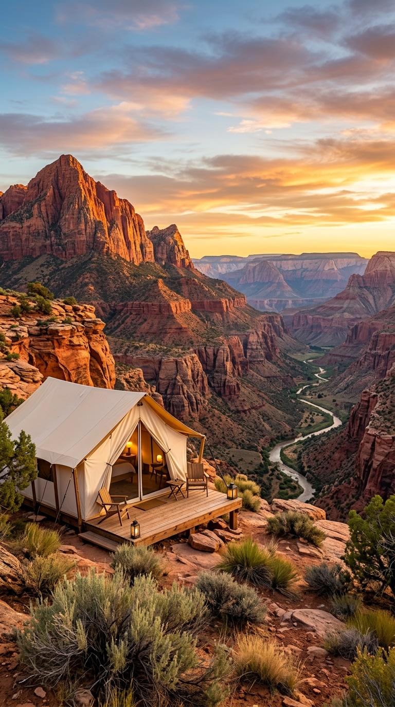 6. Adventurous Glamping in Zion National Park