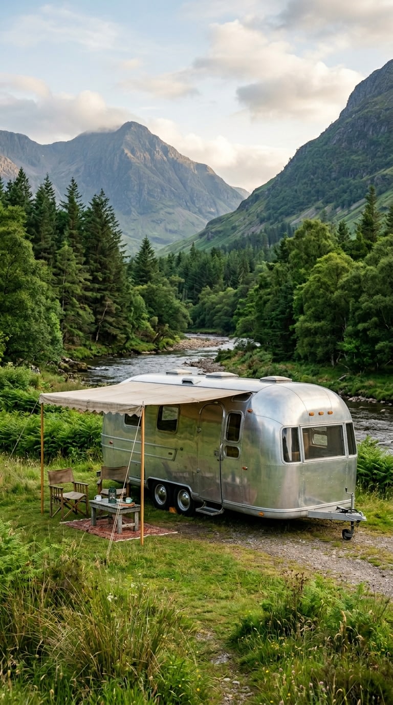 6. Relax in a Vintage Airstream Trailer
